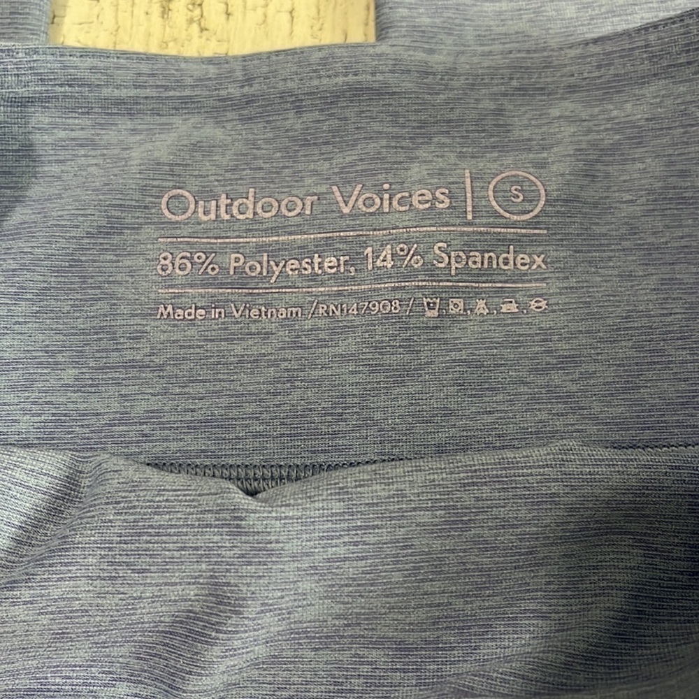 Outdoor Voices Heathered blue/purple leggings size S - Picture 6 of 9